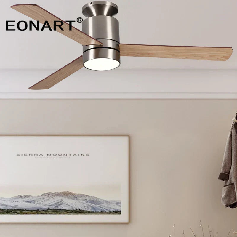 DecorBites™ 40 Inch LED Ceiling Fan with Remote Control - Modern Plywood Blade Design