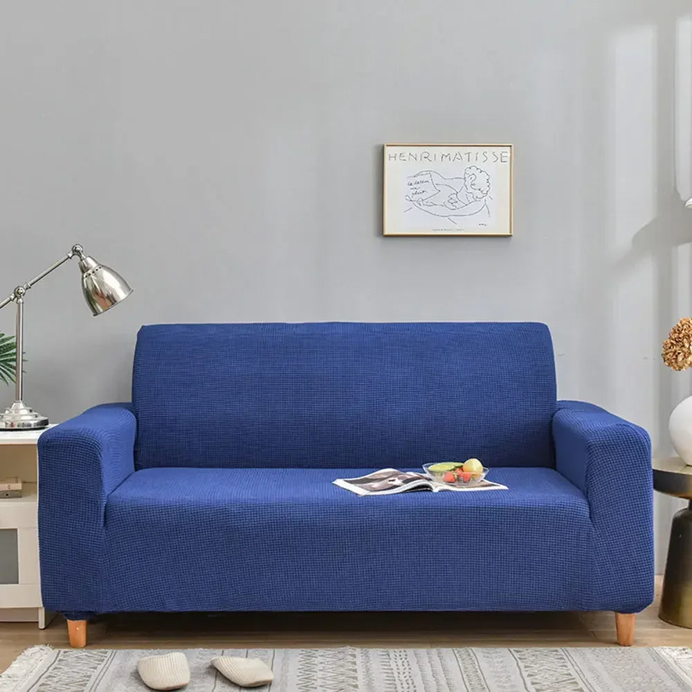 DecorBites™ 3D Quilted Thicken Sofa Cover Stretch Spandex Polyester Couch Slipcover