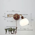 DecorBites™ Creamy Iron LED Wall Lamp Bedroom Living Room Bathroom Mirror Stair Light