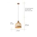 DecorBites™ Bamboo Pendant Lamps in Handmade Natural Wabi Sabi Style for Home, Dining, Bar Island
