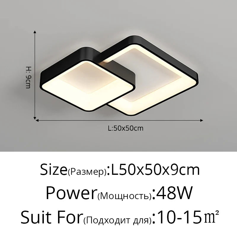 ثريا DecorBites™ LED: إضاءة داخلية عصرية لغرفة النوم، المطبخ، غرفة المعيشة، وغرفة الطعام