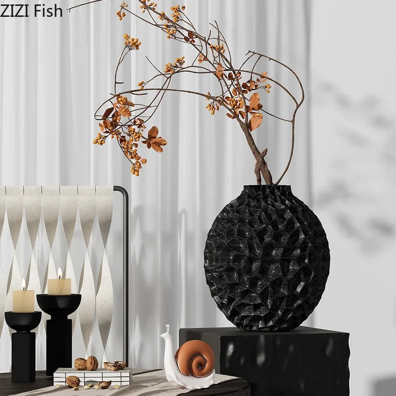 DecorBites™ Honeycomb Texture Vase for Artificial Flower Arrangement
