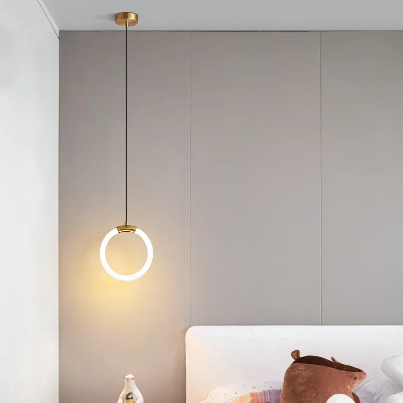 Nordic Gold Linear LED Pendant Light