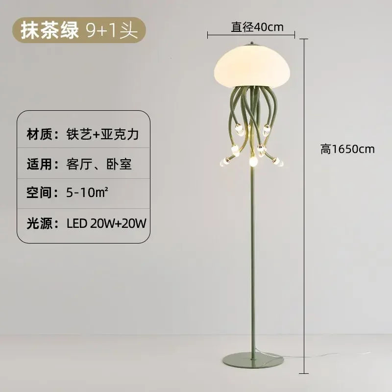 DecorBites™ مصباح قنديل البحر Kawaii LED لديكور وإضاءة غرفة النوم