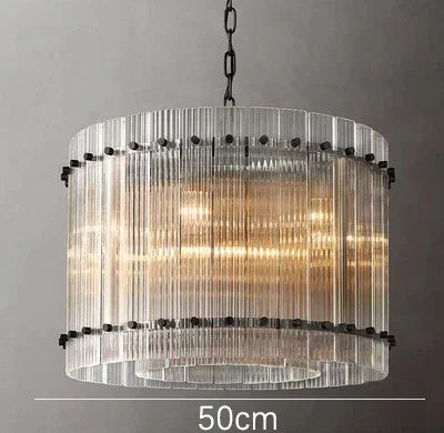 DecorBites™ ثريا كريستال حلقية مزدوجة الطبقات ذهبية لإضفاء الأناقة في كل غرفة