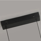 Modern Black Aluminum Linear LED Pendant Light