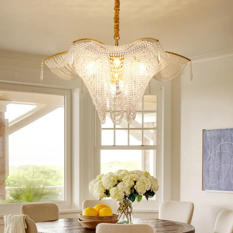 DecorBites™ Crystal Butterfly Chandeliers: Elegant Modern LED Pendant Lights for Luxe Living Room
