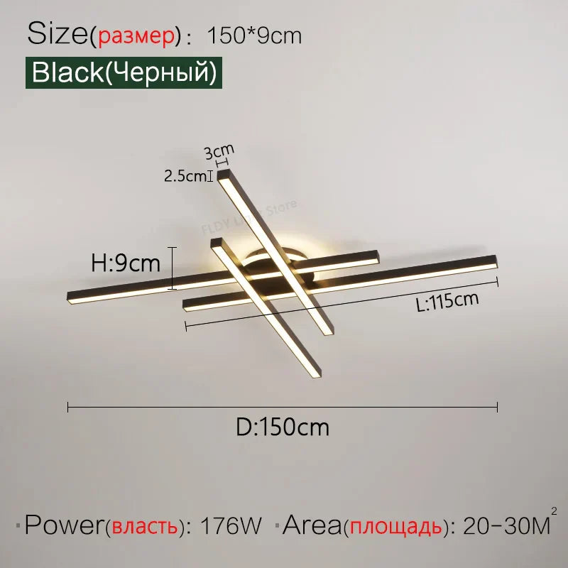 2023 DecorBites™ Nordic LED Ceiling Chandelier for Living, Dining, and Bedroom