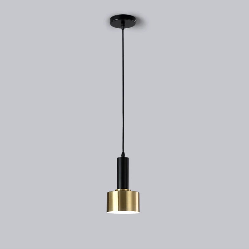 DecorBites™ مصباح معلق LED ذهبي E27 ثريا Nordic لغرفة المعيشة وغرفة النوم الداخلية