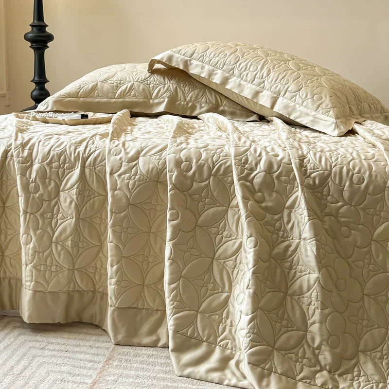 DecorBites™ Eucalyptus Fiber Bedspread for a Cooling, Silky Bed Experience