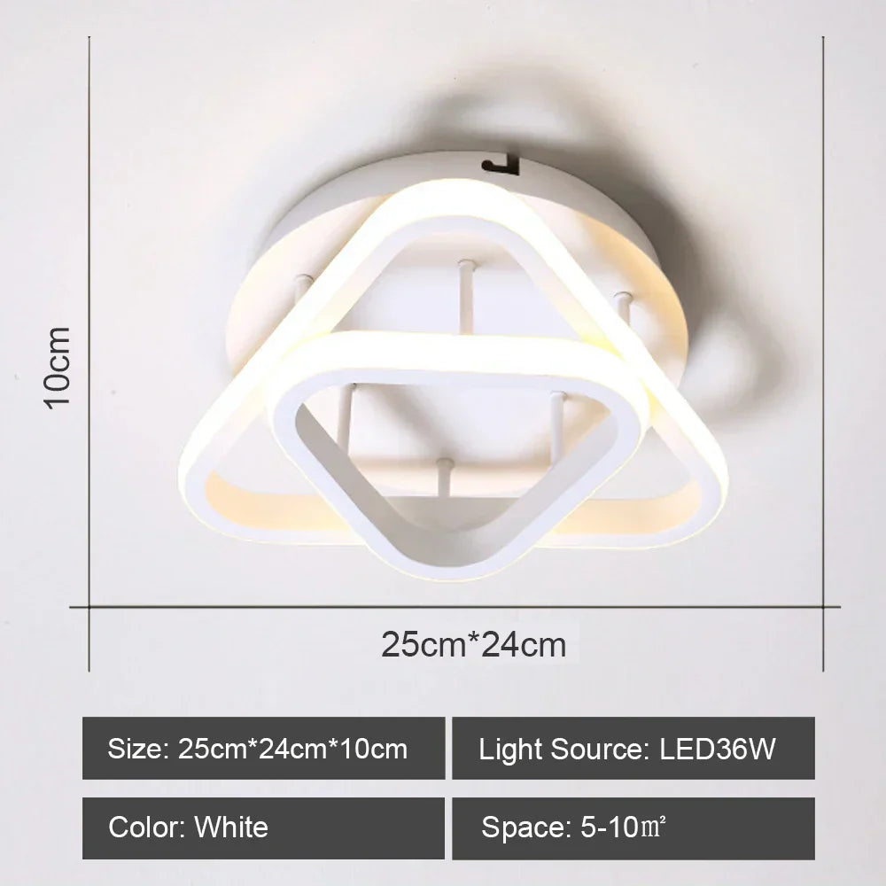 DecorBites™ LED Ceiling Light for Modern Living Room Bedroom Lighting