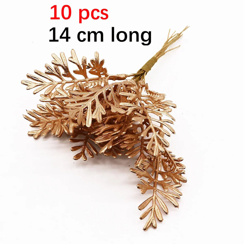 DecorBites™ Gold Hybrid Flower Cherry Stamen Berries Bundle لتزيينك بنفسك