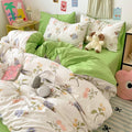 DecorBites™ Cloud Cotton Printed Bedding Sets | Super Soft Quilt Set for School Home Twin King