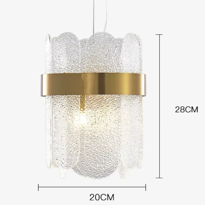 DecorBites™ Gray Glass Wall Lamp - Modern Living Room Decor Sconce Light
