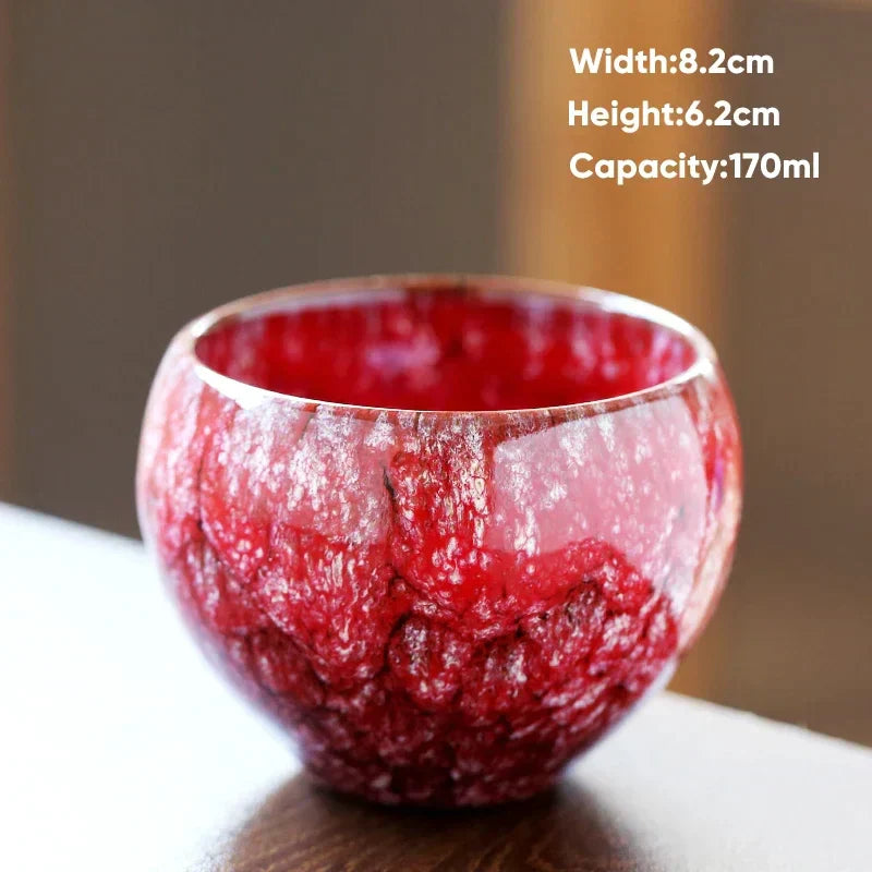 DecorBites™ 170ml Ceramic Coffee Cup Kung Fu Tea Cups Pottery Drinkware Egg Style