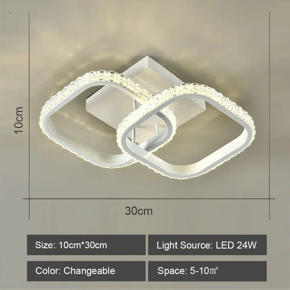 DecorBites™ LED Ceiling Light for Modern Living Room Bedroom Lighting