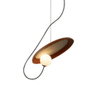 Magnetic Attraction White Metal Pendant Light