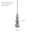 Nordic Modern Bedroom Bedside Multi Ball Pendant Lamp Creative Living Room Restaurant Bar Kitchen Gourd Hanging Lights  Lighting