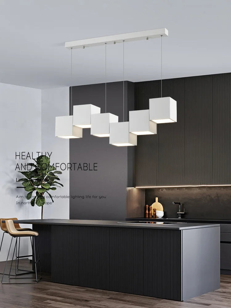 DecorBites™ Geometric Dining Room Pendant Lights: Modern Design for Bar & Office Tables