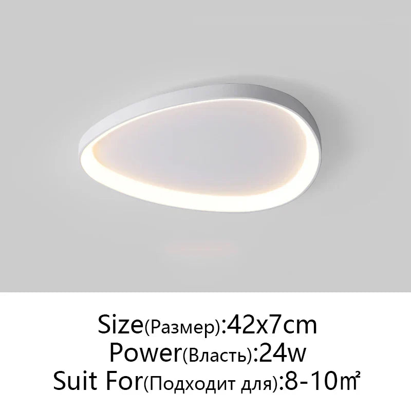 DecorBites™ ثريا LED: وحدة إضاءة داخلية عصرية لغرفة النوم والمطبخ وغرفة المعيشة