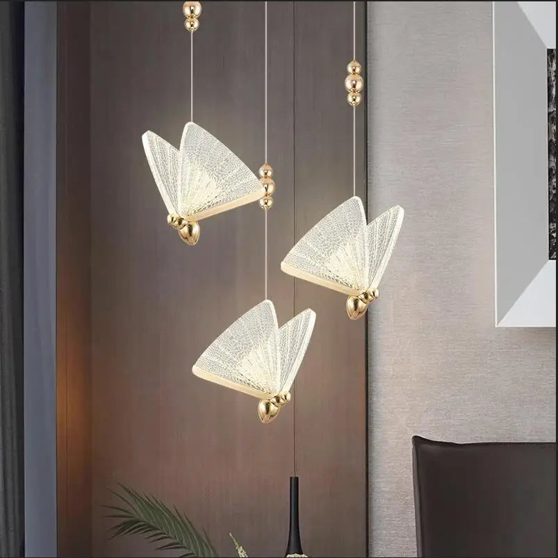مصباح فراشة LED معلق DecorBites™ لتركيبات الإضاءة ديكور المنزل