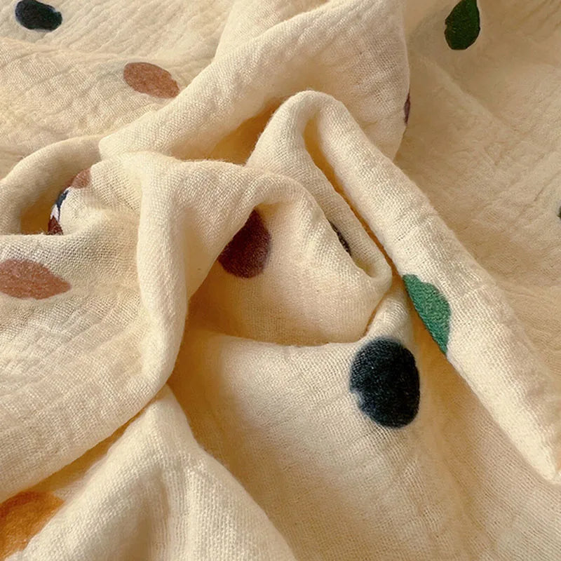 بطانية كرتونية قطنية كورية من DecorBites™ للسفر والمنزل - للأطفال والكبار