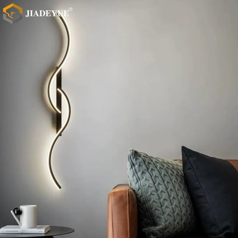 مصباح جداري LED من DecorBites™ لغرفة المعيشة وغرفة النوم والإضاءة الداخلية