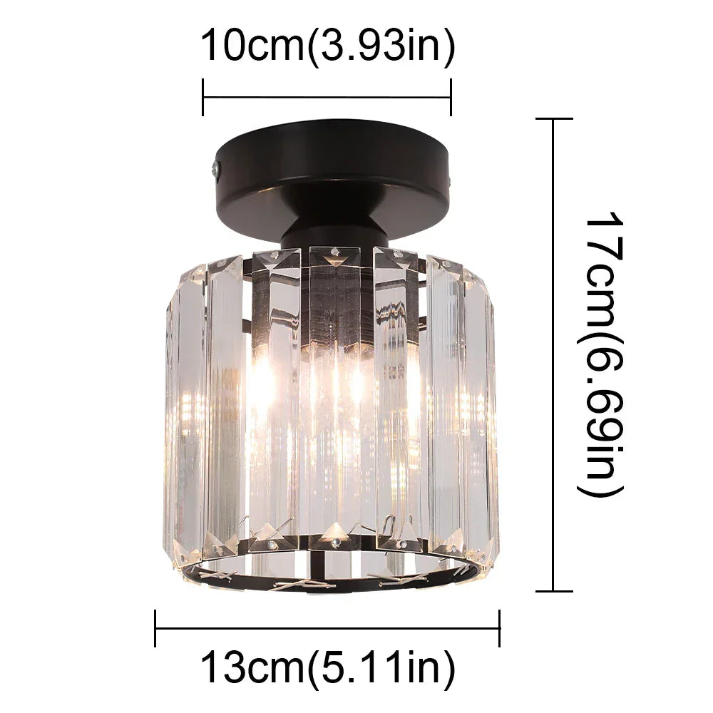 DecorBites™ Suspension en cristal K9 Plafonnier LED Lustre nordique pour salon