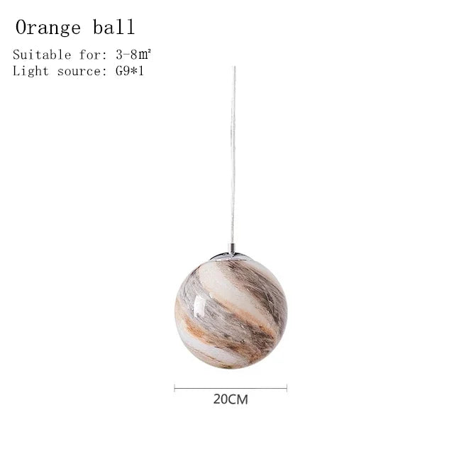 DecorBites™ Children'S Space Star Astronaut LED Pendant Lamp for Boys Room, Acrylic Indoor Decor
