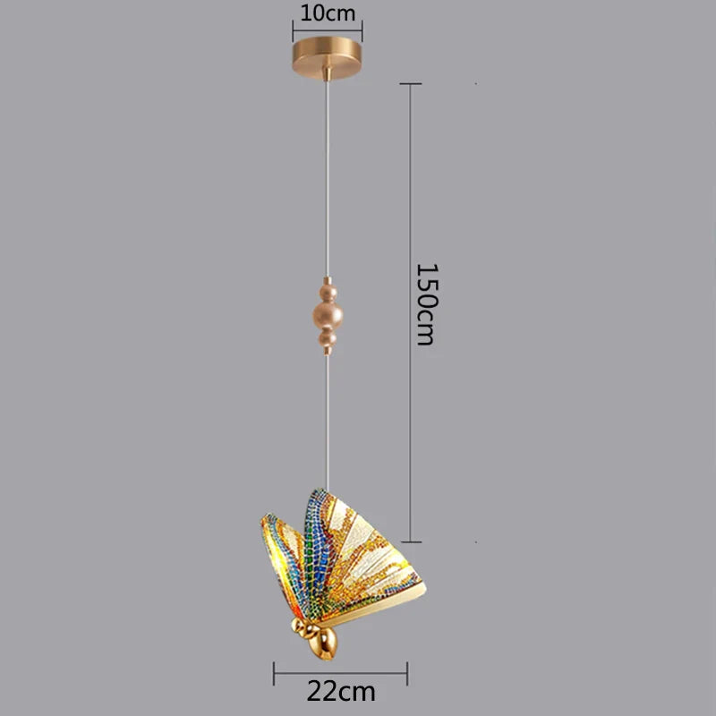 مصباح فراشة LED معلق DecorBites™ لتركيبات الإضاءة ديكور المنزل