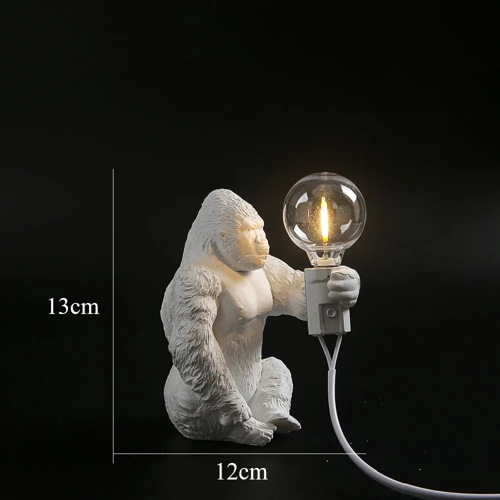 DecorBites™ Gorilla Night Light Indoor Decor Resin Small Lamp