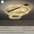 DecorBites™ مصابيح سقف نحاسية ذهبية كريستالية LED إضاءة ديكور منزلي حديثة للغرف