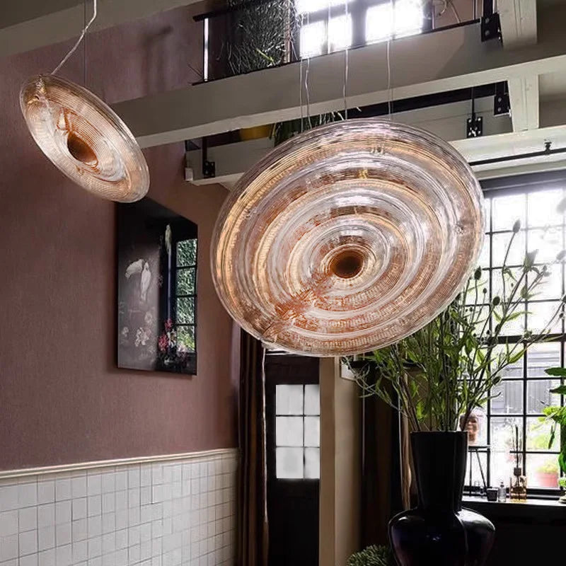 DecorBites™ Glass Wall Lamp Dimmable LED Modern Light Fixture for Living Room