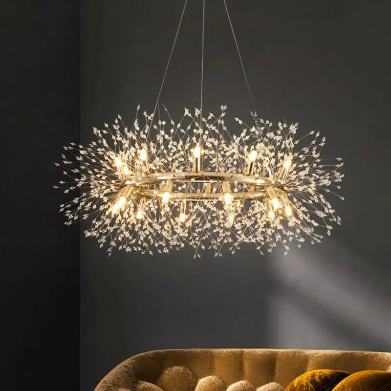ثريات قلادة LED من DecorBites™ لديكور غرف المعيشة والطعام العصرية