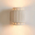 DecorBites™ Cream White Resin Wall Lamp - LED Light for Bedroom Study and Living Room