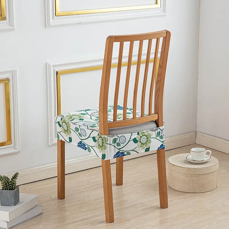 DecorBites™ Elastic Print Chair Cover Slipcovers Protector - Svetanya Inspired
