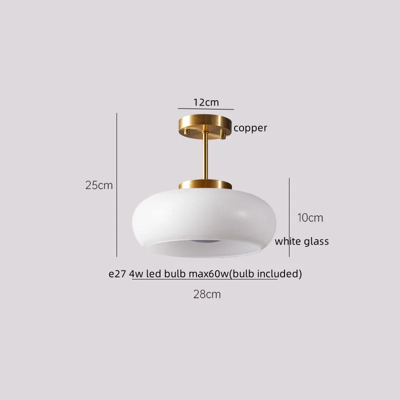 DecorBites™ LED Wood Acrylic Ceiling Lamp Modern Art Decor Light Fixture