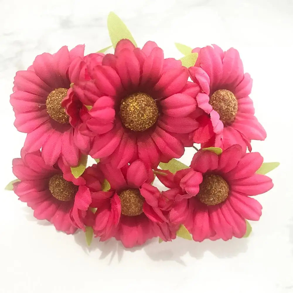 DecorBites™ 200pcs Mixed Rose Red Flower Cherry Stamen Berries Bundle for DIY Decor