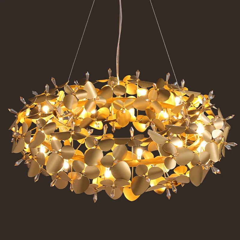 2024 DecorBites™ Crystal Firefly Ceiling Chandelier For Home & Hotel Lighting