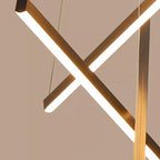 Modern Black Multi-Light LED Pendant Chandelier