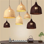 Southeast Asia Bamboo Rattan Woven Pendant Light