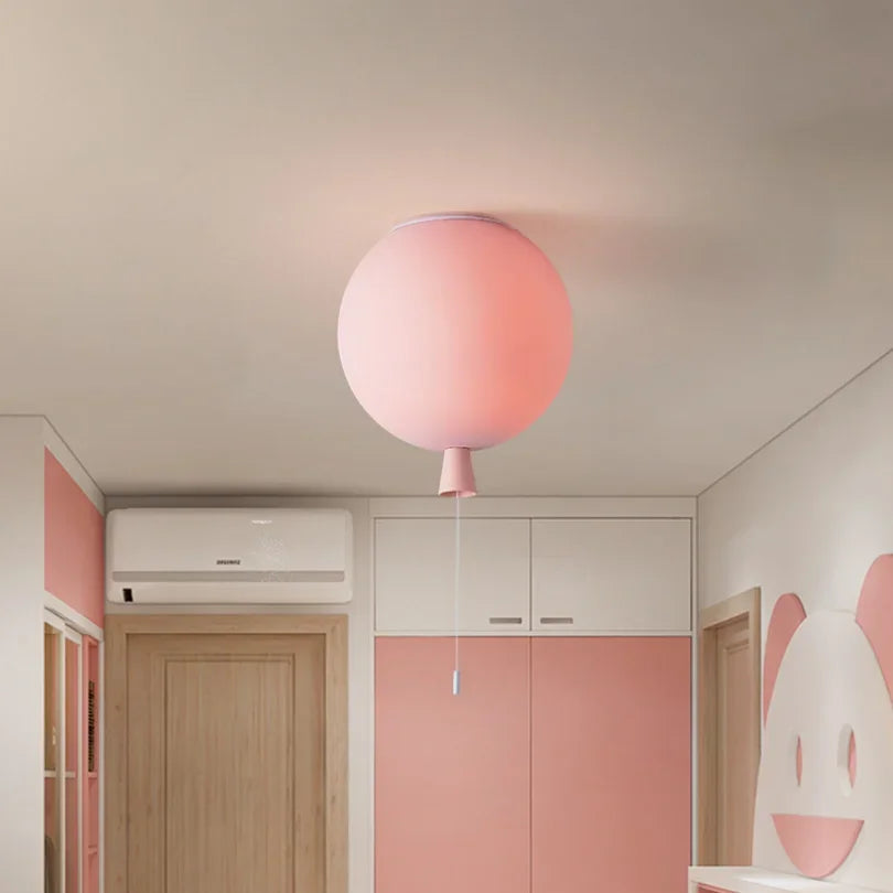 Balloon Acrylic Metal Pendant Light for Children's Rooms