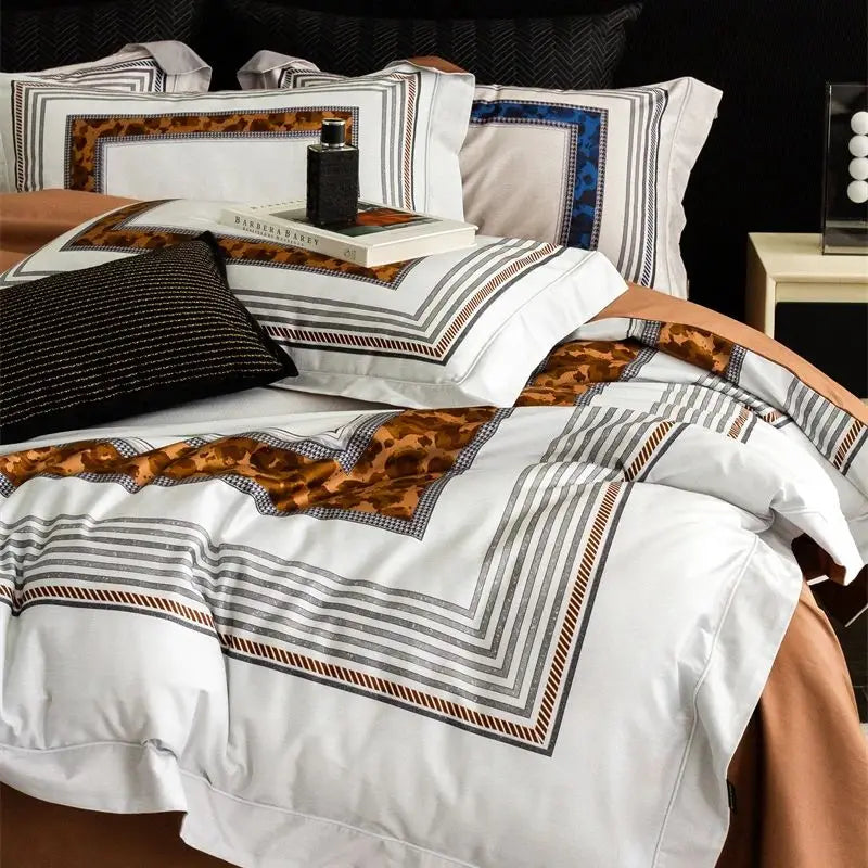 DecorBites™ 1000TC Egyptian Cotton Luxury Bedding Set - 4Pcs