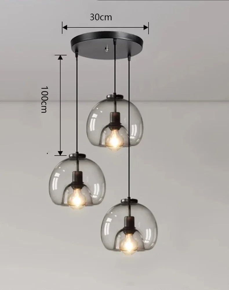 ثريات إضاءة LED متدلية من DecorBites™ لديكور المنزل العصري والإضاءة الداخلية