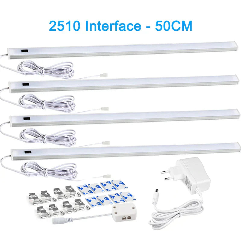 DecorBites™ LED Under Cabinet Lights PIR Motion Sensor Night Light