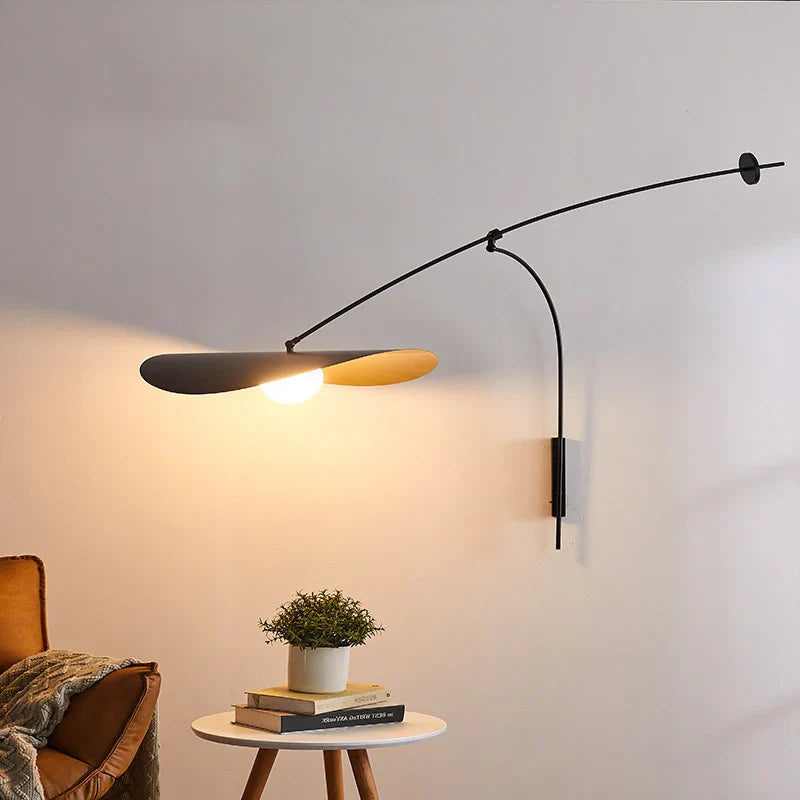 DecorBites™ Adjustable Glass Shade LED Wall Lamp for Home Decor and Reading Light