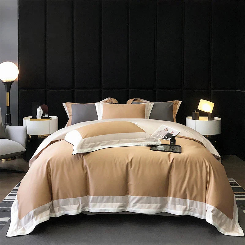 DecorBites™ 1000TC Egyptian Cotton Luxury Hotel Bedding Set - Queen/King Size