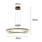 Modern Sculptural Ring Pendant Light Chandelier