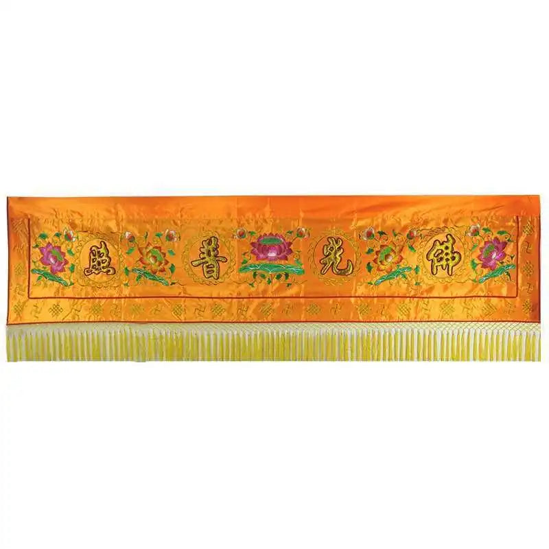 DecorBites™ Dragon Enclosure Wall Hanging Altar Curtain Set for Buddhist Home Temple Worship