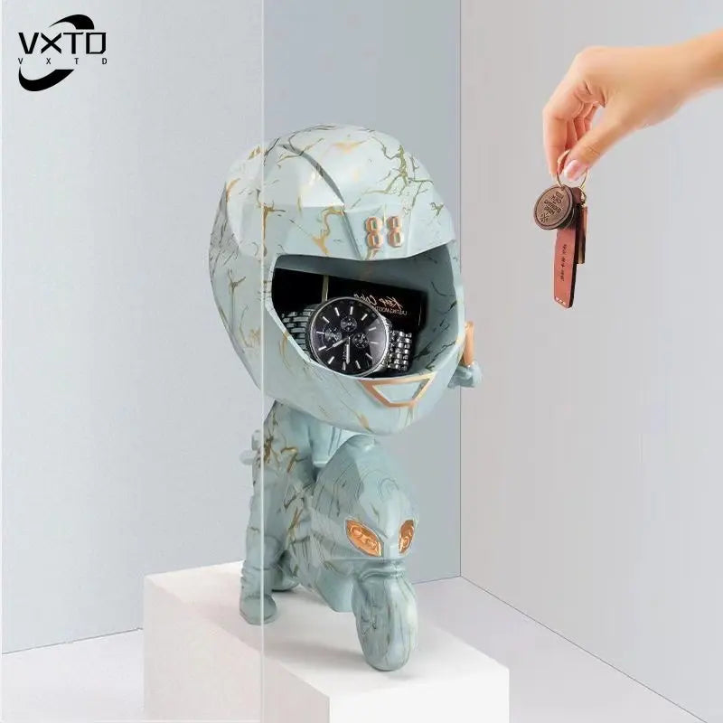 DecorBites™ Decorative Key Storage Locomotive Model for Shoe Cabinet and Wine Cooler